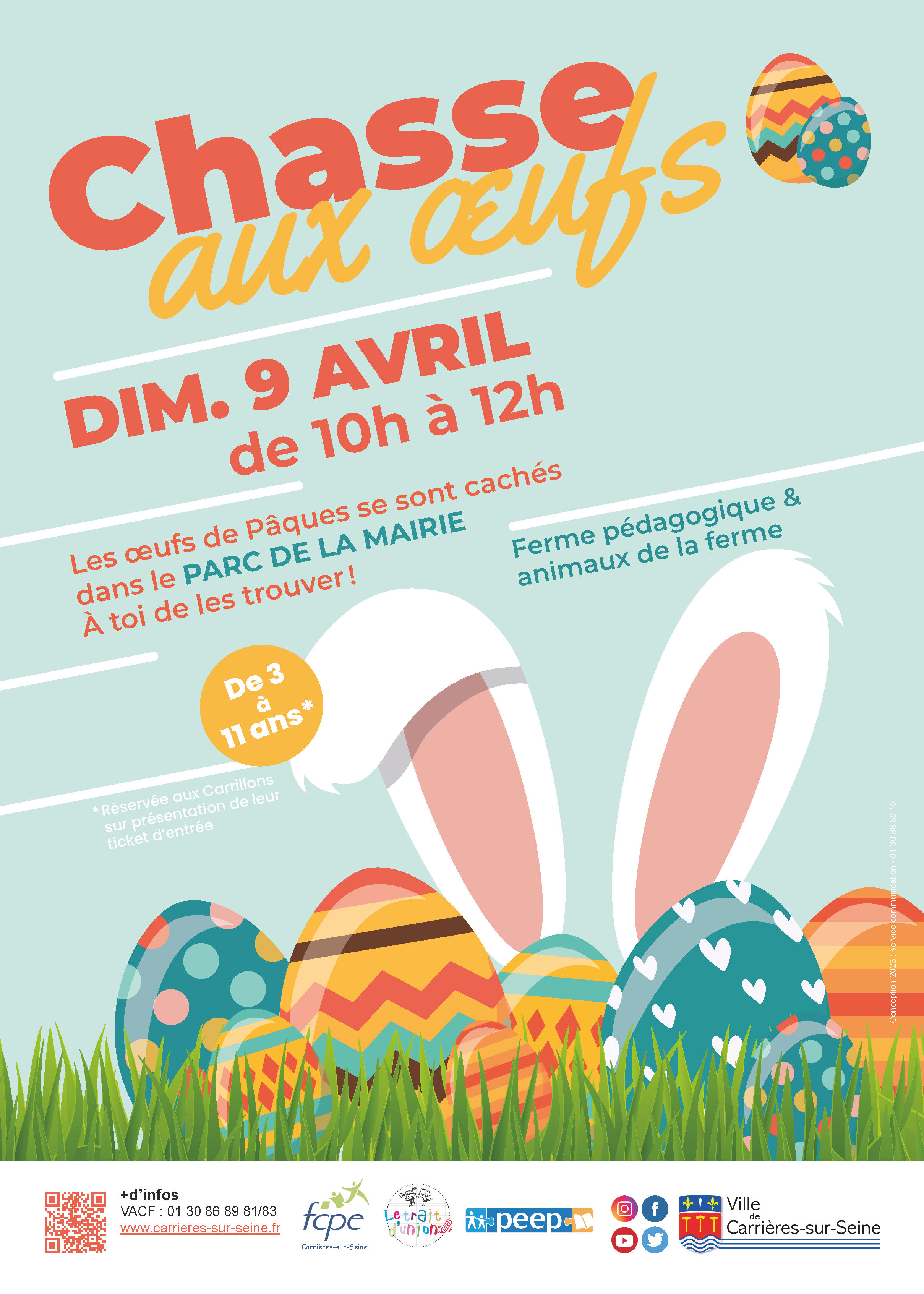 Chasses aux œufs gratuites à Paris et aux alentours 2023 : Les