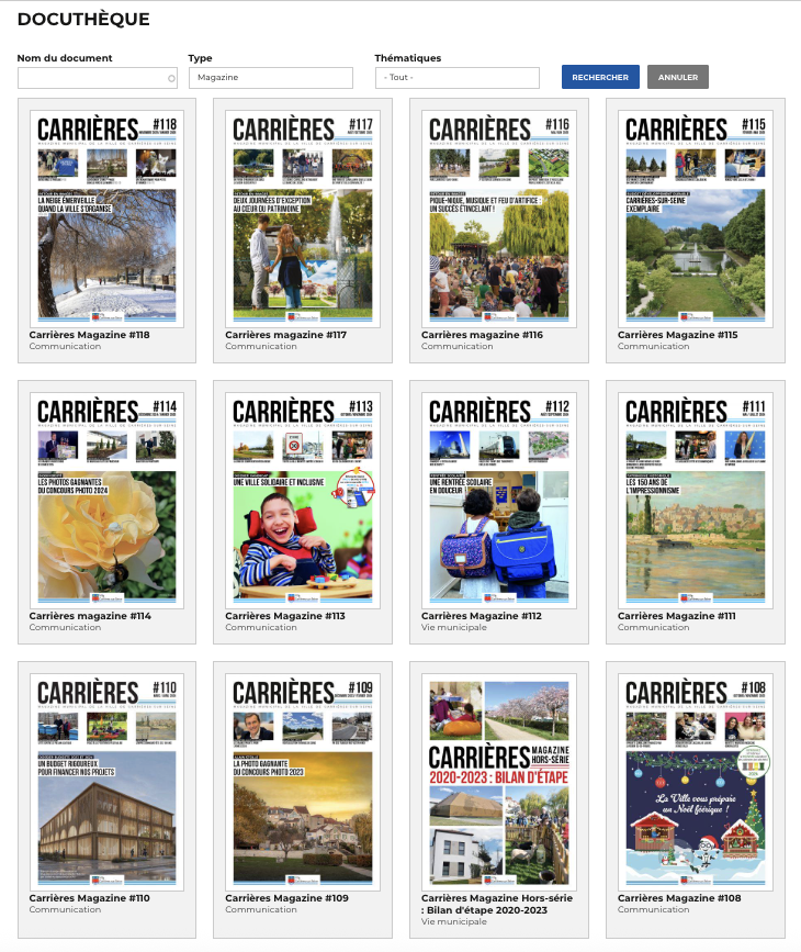 Docuthèque avec #118