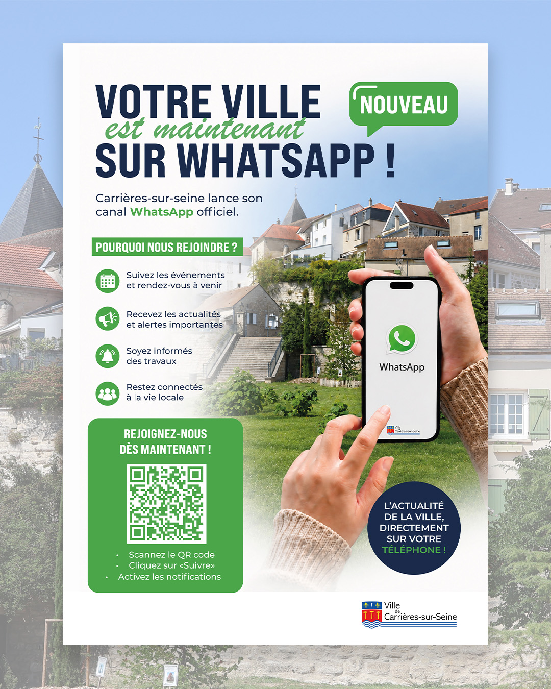 affiche WhatsApp