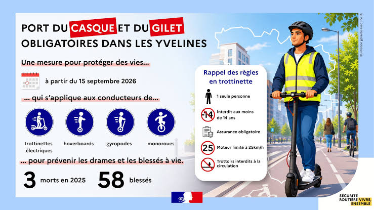 Trotinettes securité