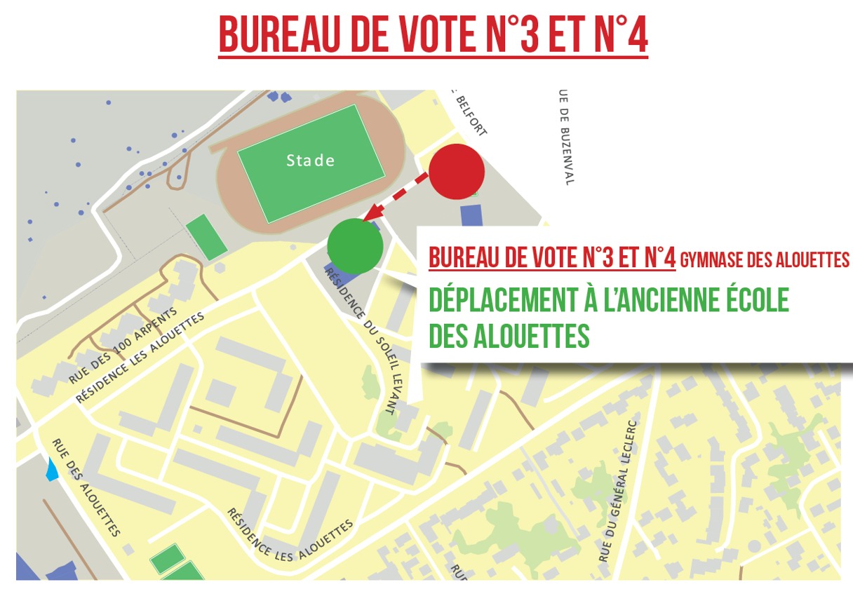 Bureaux de vote n° 3 et 4