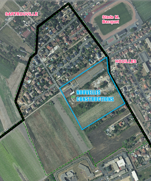 Plan du quartier du Printemps