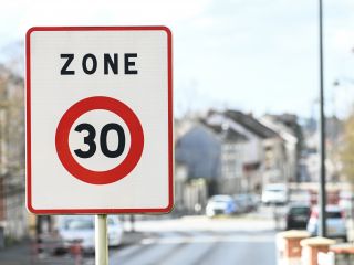 Zone limitée à 30km/h