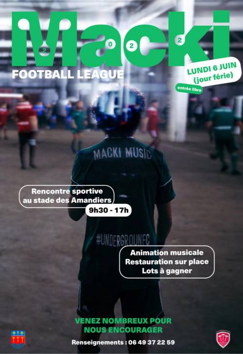 Affiche Macki Football League 6 juin 2022