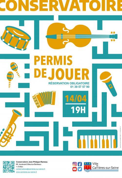 Affiche permis de jouer 14/04