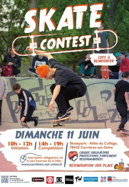 affiche skate contest