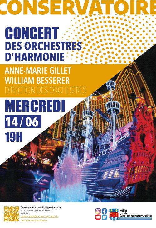 Affiche concert des orchestres d'harmonie 1406