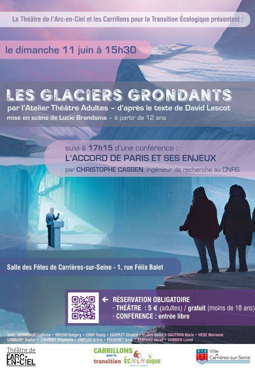 Théâtre et conférence Théatre de l'arc en ciel et Carrillons pour la transition