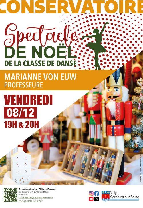 Spectacle de Noël de la classe de danse 