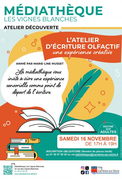 Atelier d'écriture olfactif novembre 2024