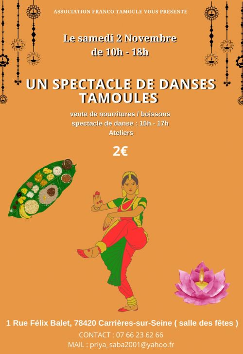 Spectacle de danses tamoules 