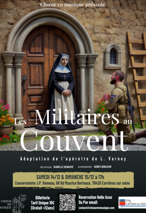 Affiche les militaires au couvent 