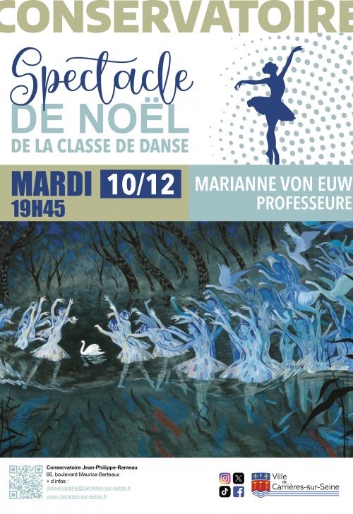 Spectacle de Noël de la classe de danse