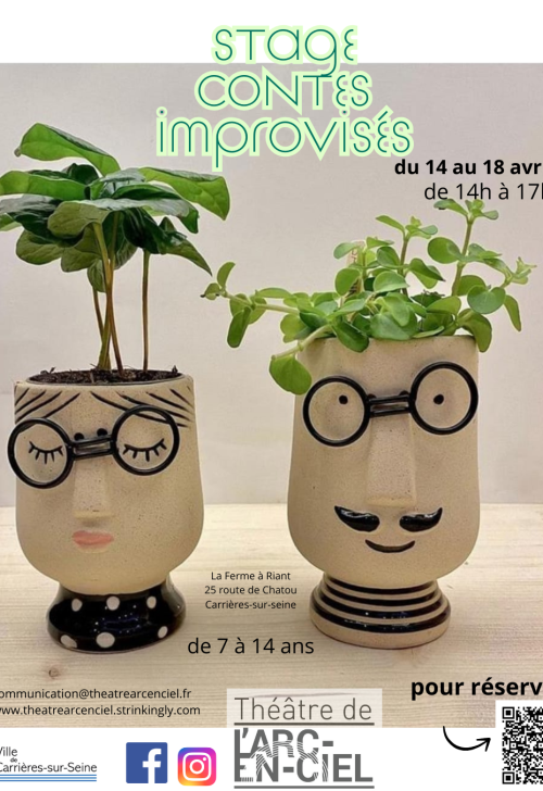 Stage de contes improvisés théâtre de l'arc en ciel