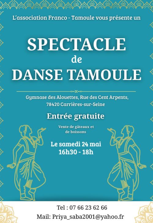 Spectacle de danse tamoule 2025