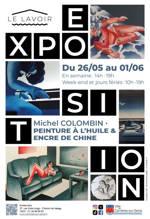 Affiche Michel Colombin LAVOIR