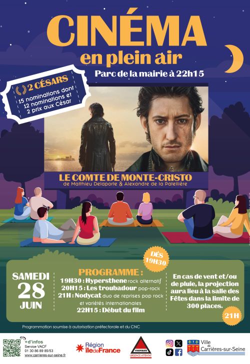 Affiche Cinéma en plein air 