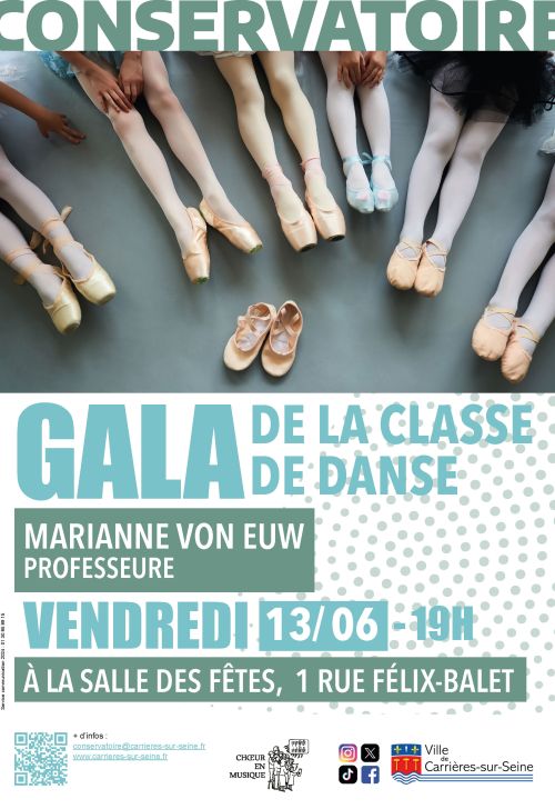Affiche gala de danse 2025