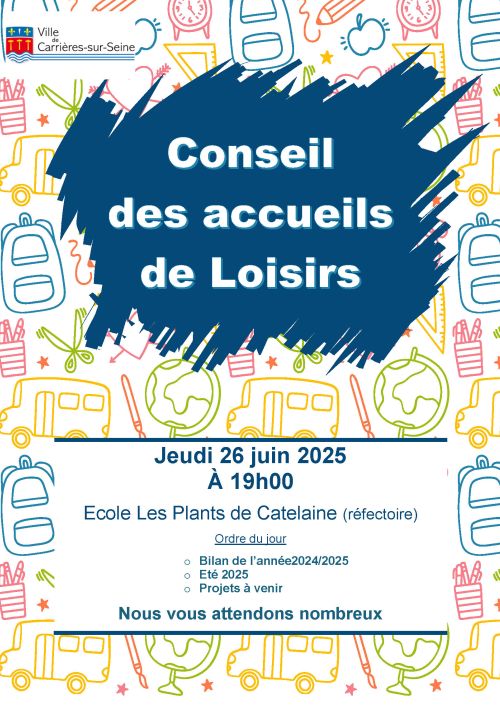 Conseil des accueils de loisirs juin 2025