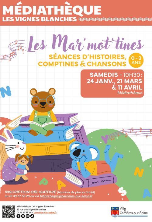 Les marmotines : janvier à avril 2026