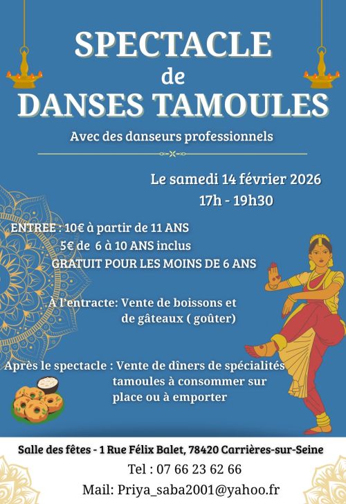 SPectacle de danses tamoules 
