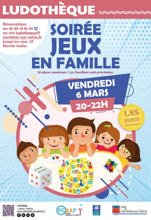 Soirée jeux en famille 06032026