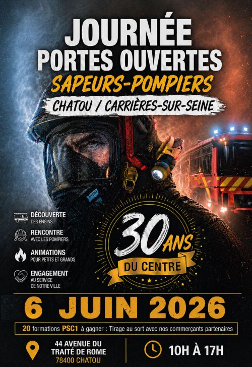 affiche jPO POMPIER