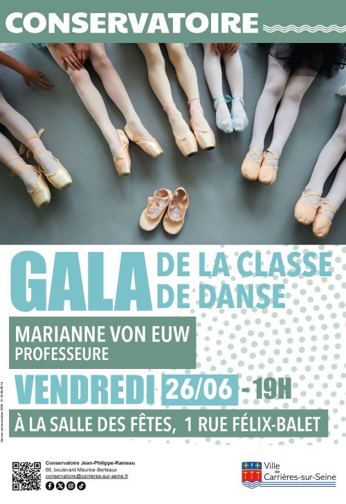 Affiche gala de danse 2026