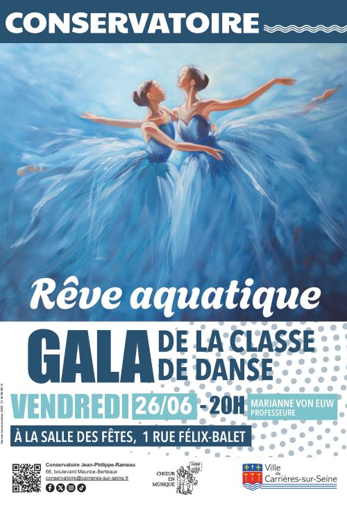 Affiche gala de danse 2026