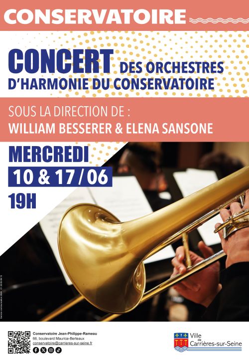 Concert des orchestres d'harmonie 10 et 17062026