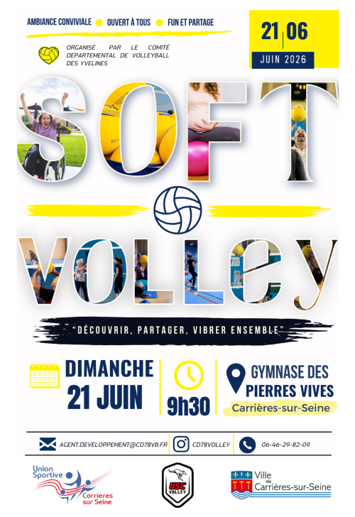 Affiche soft volley