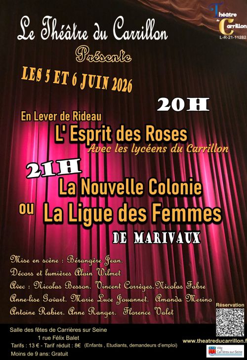 Théâtre : La nouvelle colonie... (Marivaux, Olympe de Goujes...)