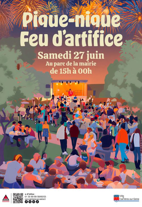 Pique nique feu d'artifice 2026 - Carrières-sur-Seine
