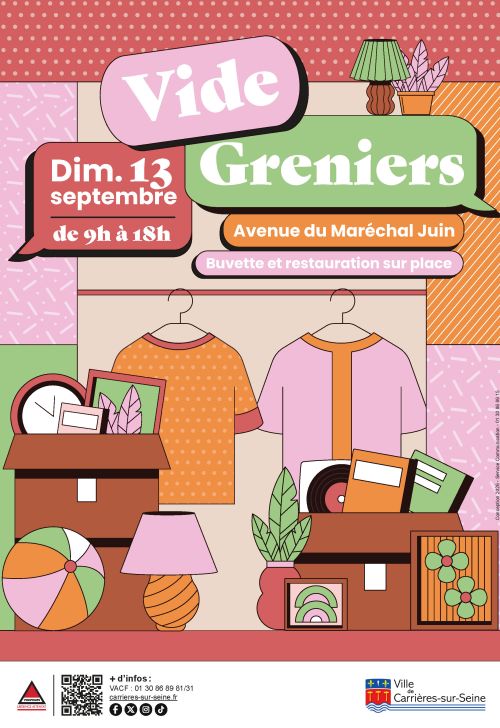Vide-greniers affiche 2026