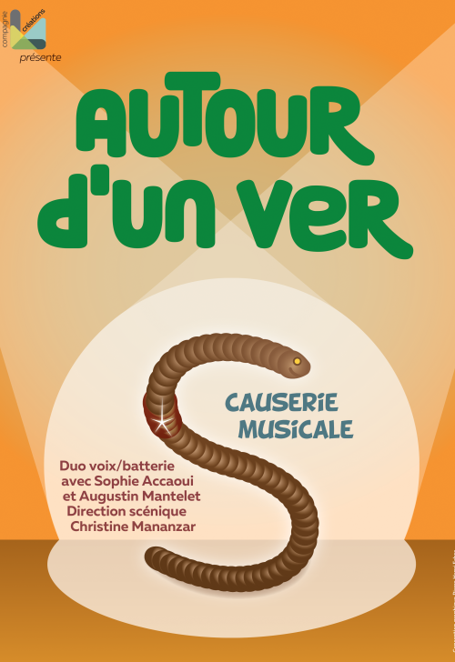 Affiche du spectacle Autour d'un ver