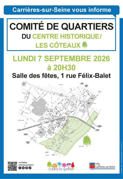 Comité de quartiers centre historique 2026