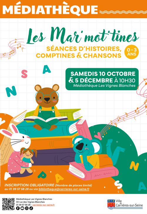 Affiche les marmotines septembre à décembre 2026