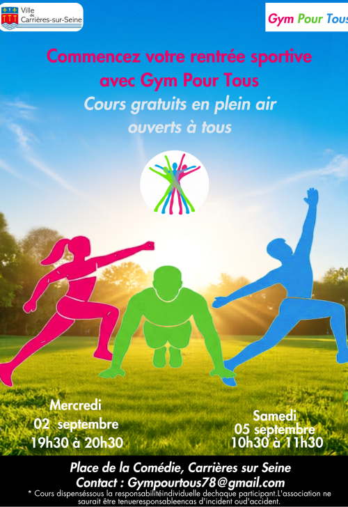 Gym pour tous septembre