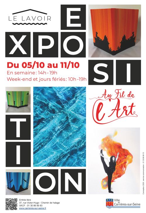 affiche lavoiir au fil de l'art