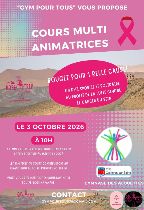 Octobre rose gym pour tous