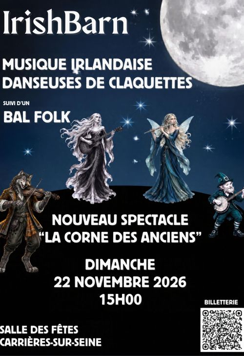 Spectacle IrishBarn musique irlandaise