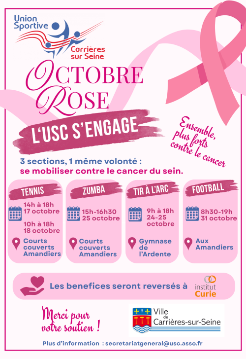 Octobre rose usc 2026