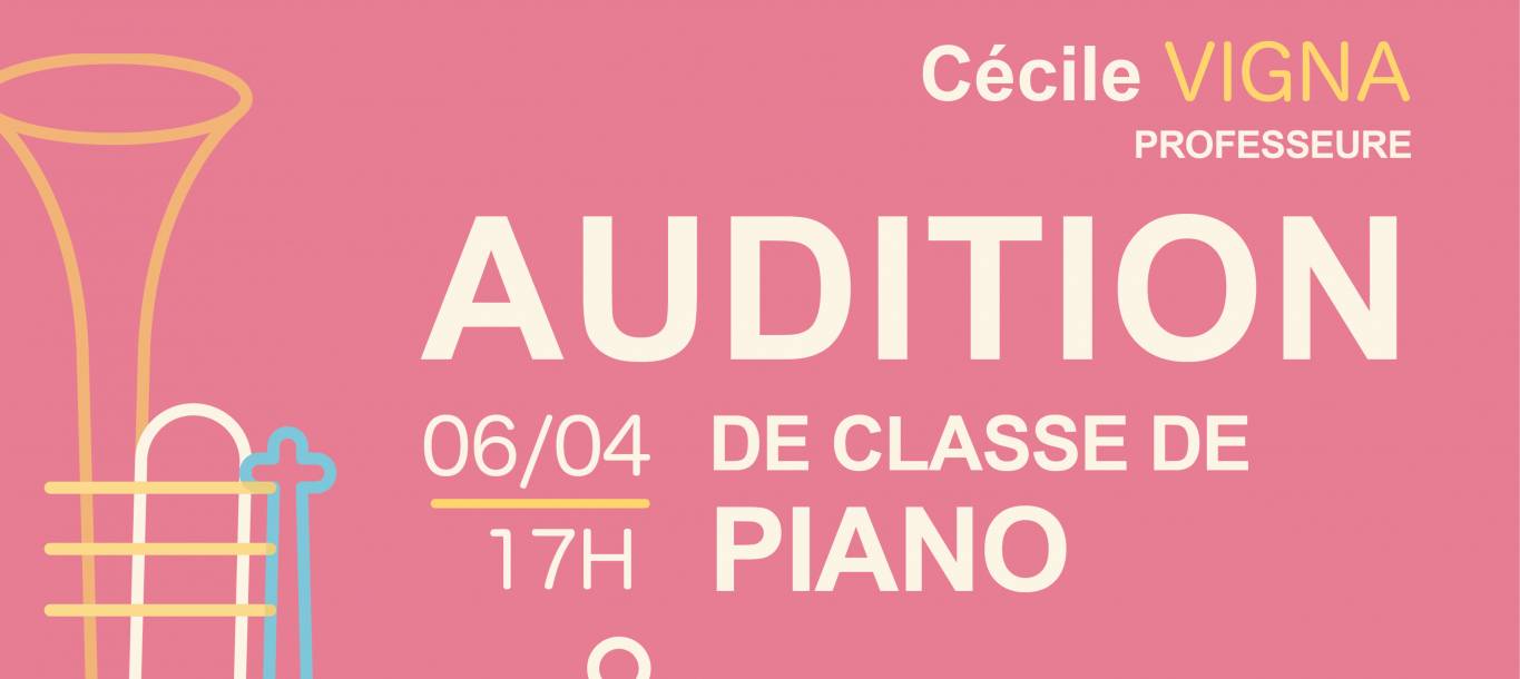 Auditions 6 AVRIL 