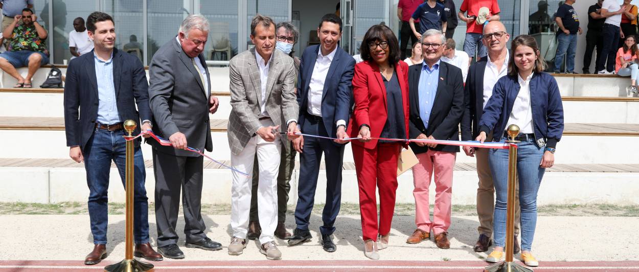 inauguration complexe sportif amandiers