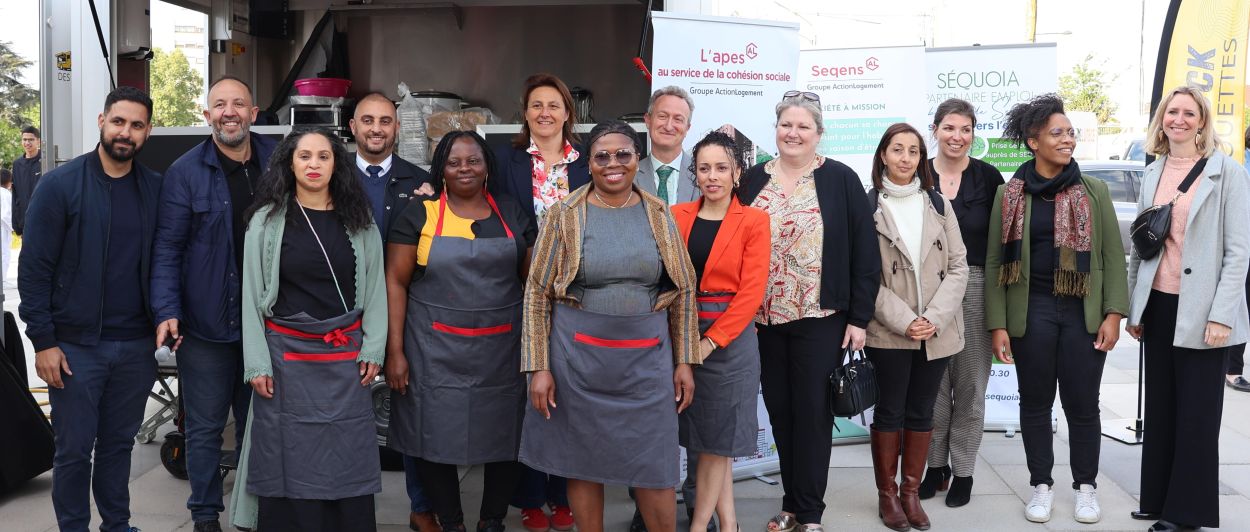 Inauguration 3e Foodtruck des Alouettes