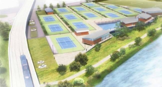 sports en rives de seine - esquisse