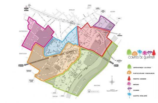 Plan des comités de quartier