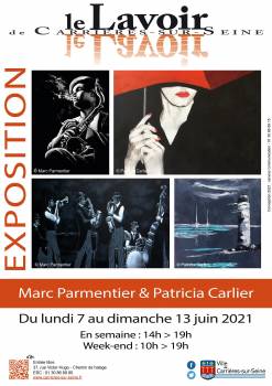 Affiche exposition Carlier et Parmentier