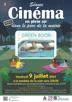 Affiche cinéma en plein air