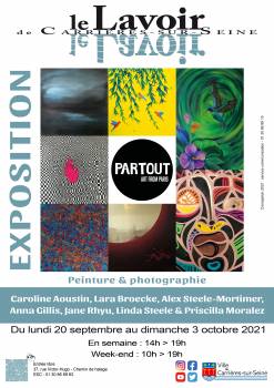 affiche exposition Aoustin Partout